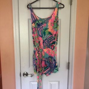 Lilly Pulitzer Romper size M (straps were taken up)